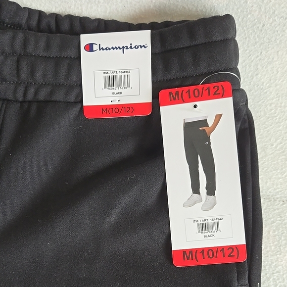 Champion Kids Black Jogger Pants - Picture 2 of 4
